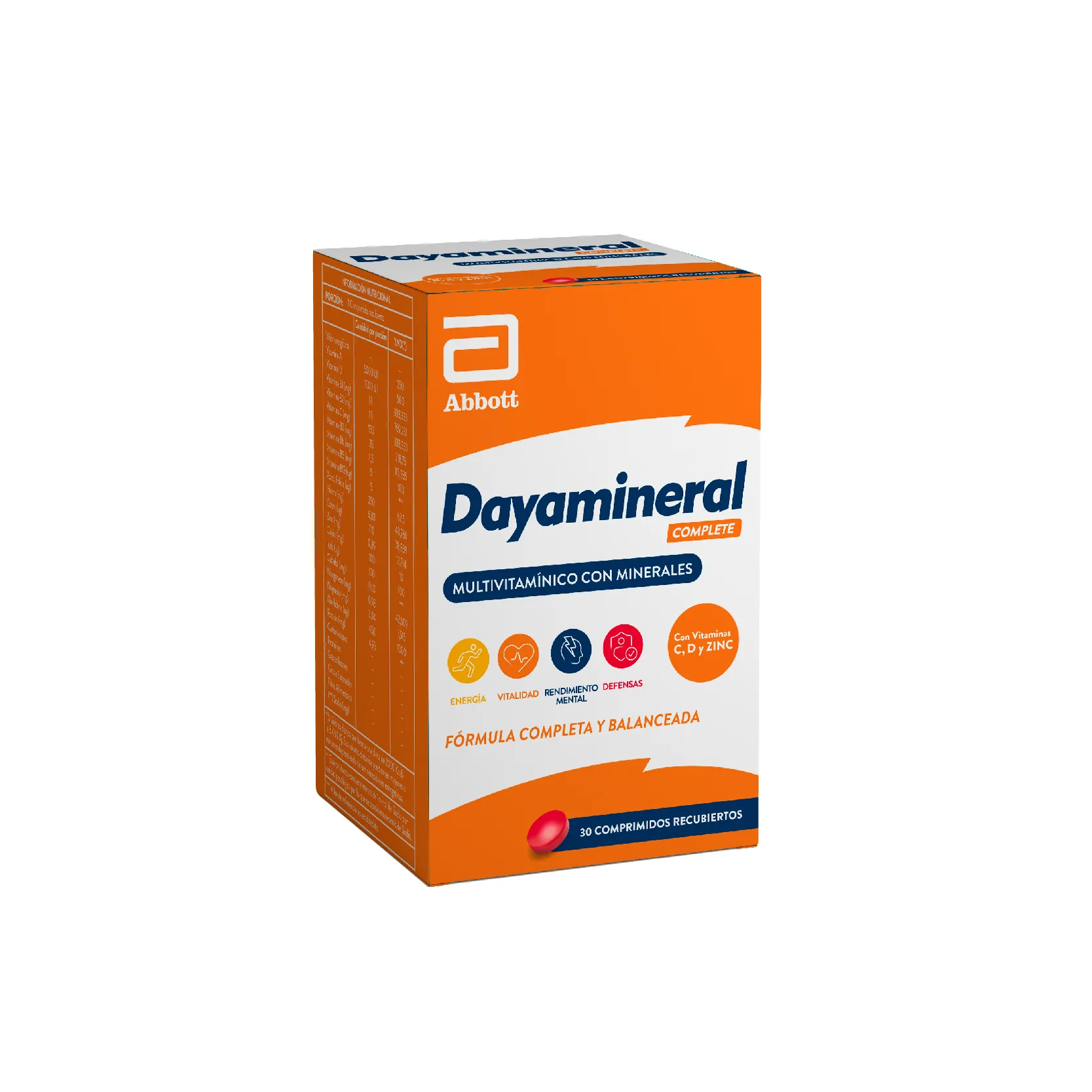 Dayamineral Complete Multivitaminicos Con Minerales - Cont. 30 Comprimidos Recubiertos