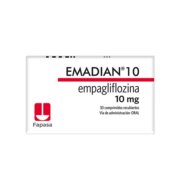 Emadian Empagliflozina 10 mg - Cont. 30 Comprimidos Recubiertos