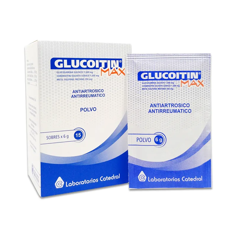 Glucoitin Max Glucosamina Sulfato - Cont. 15 Sobres de 6g.