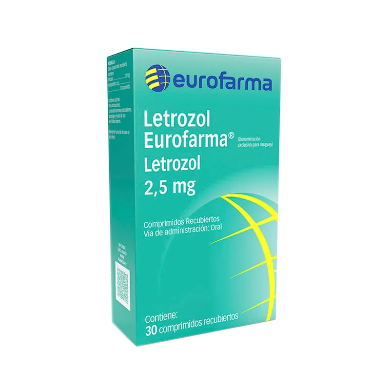 Letrozol 2,5 mg Eurofarma - Cont. 30 Comprimidos Recubiertos